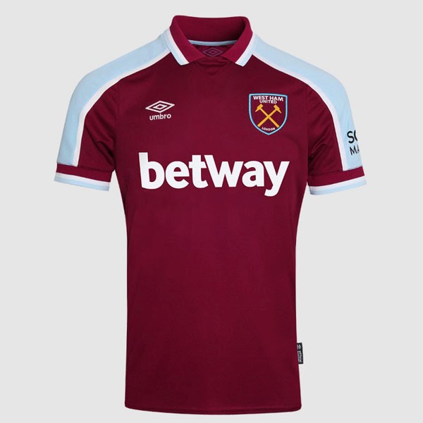 Camiseta West Ham United 1ª 2021 2022